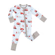 Two Way Zipper Romper - Firetruck Dalmatians | Angel Dear - Jenni Kidz