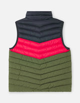 Boys Crofton Colourblock Packable Gilet  | Joules - Jenni Kidz