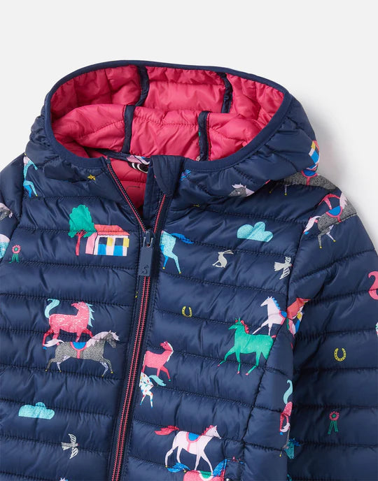 Kinnaird Showerproof Recycled Packable Jacket | Joules - Jenni Kidz