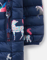 Kinnaird Showerproof Recycled Packable Jacket | Joules - Jenni Kidz