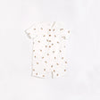 Bees Print on Henley Jersey Romper | Petit Lem - Jenni Kidz