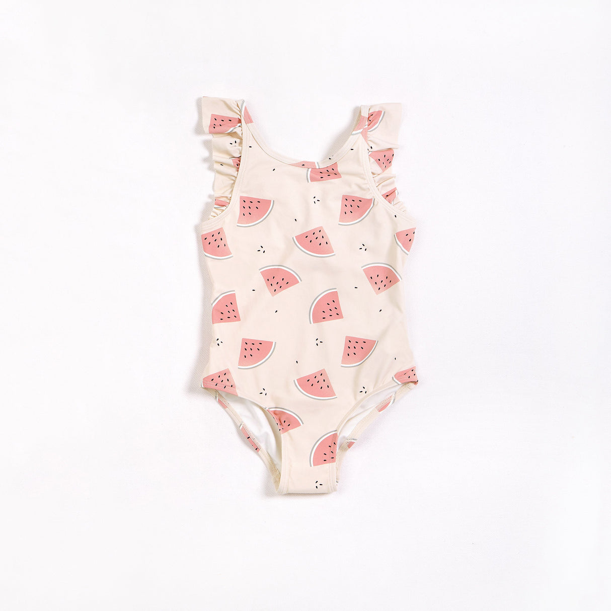 Watermelons on Crème One-Piece Swimsuit | Petit Lem - Jenni Kidz