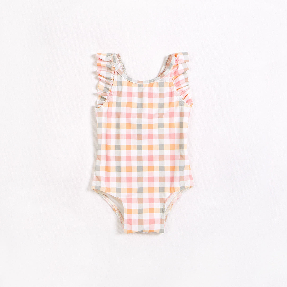 Summer Gingham One-Piece Swimsuit | Petit Lem - Jenni Kidz