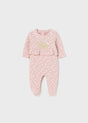 Patterned Quilted Bear footie Onesie - Baby Rose | Mayoral - Jenni Kidz