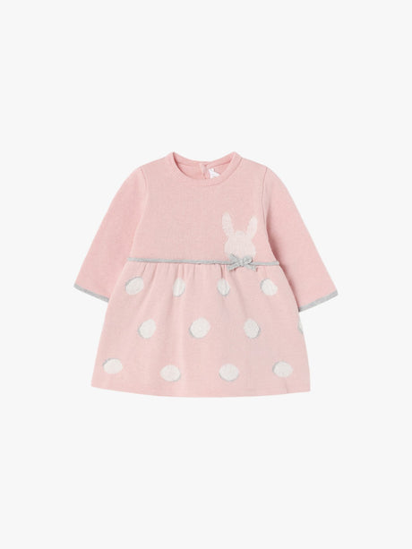 Long sleeve dress with headband newborn ECOFRIENDS Color Pink | Mayoral - Jenni Kidz