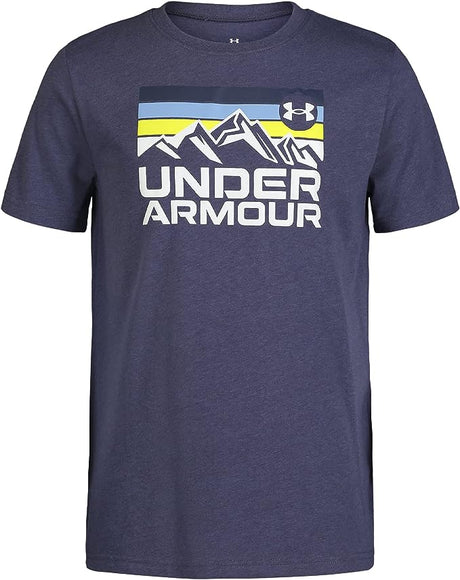 BOYS' OUTDOOR STANDARD TEE - AURORA PURPLE | Under Armour - Jenni Kidz