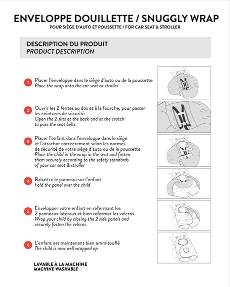 Deux par Deux Nido Baby Wrap For Bassinet Car Seats And Strollers Beige