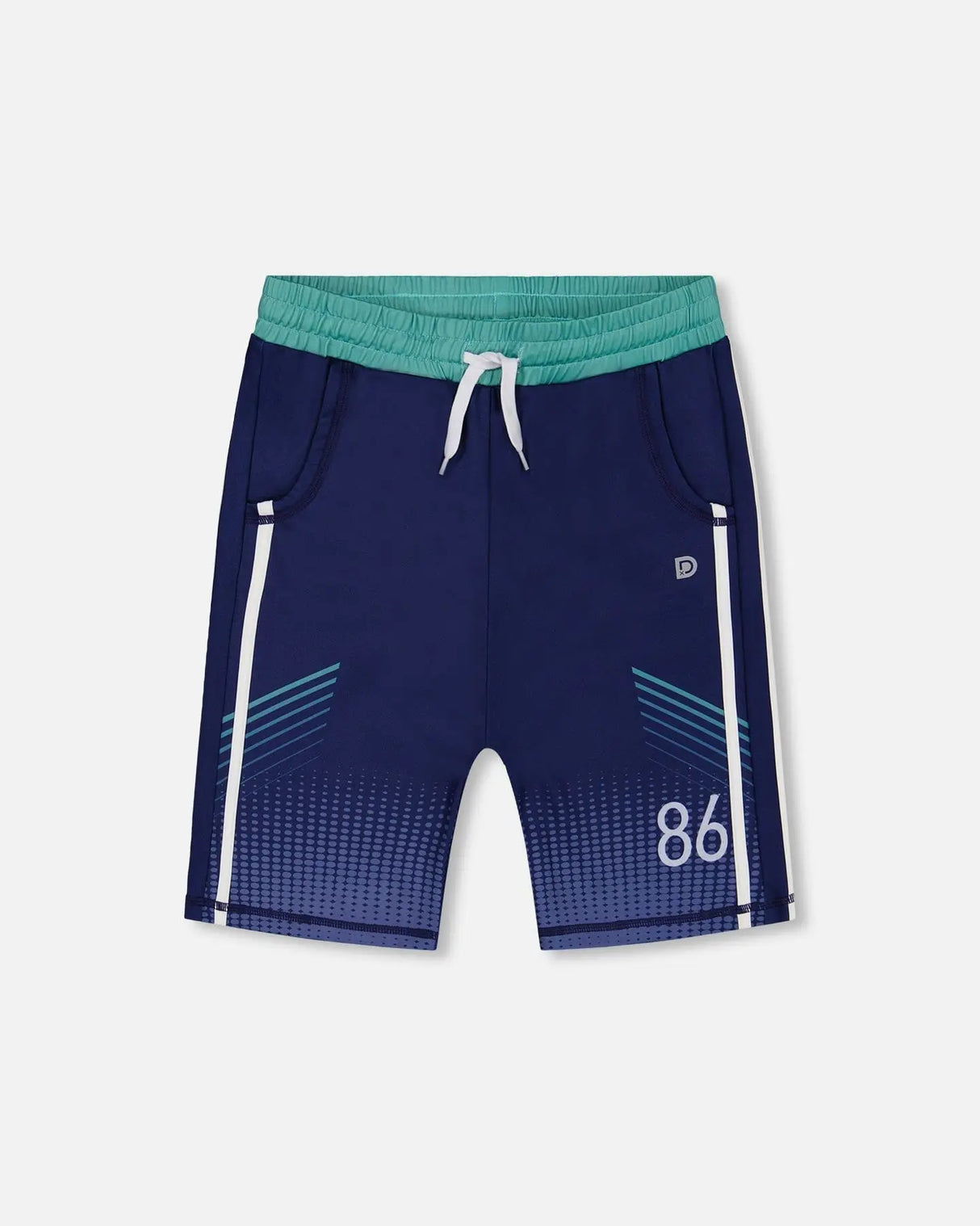 Athletic Shorts Blue | Deux par Deux | Jenni Kidz