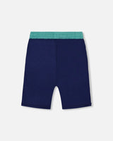 Athletic Shorts Blue | Deux par Deux | Jenni Kidz