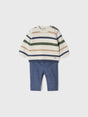 Baby Boy Sweater & Long Trouser Set - Milk Vig | Mayoral | Mayoral | Jenni Kidz