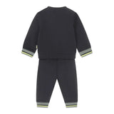 Baby Boys Sweatshirt And Sweatpants Set Graphite Blue Green | Dirkje | Dirkje | Jenni Kidz