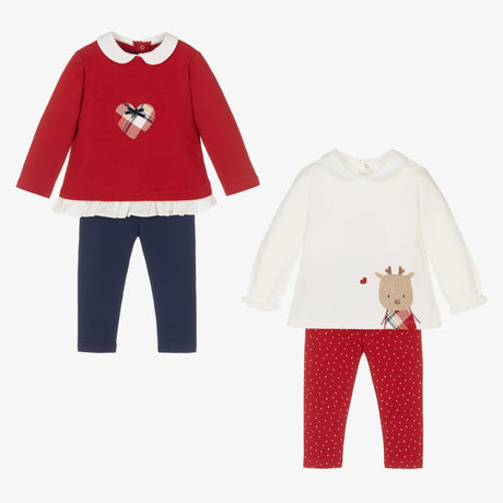 Baby Girls 4 Piece Leggings Set | Mayoral | Mayoral | Jenni Kidz