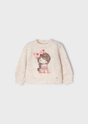Baby Girls Cream Wool Blend Sweater | Mayoral | Mayoral | Jenni Kidz