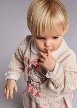 Baby Girls Cream Wool Blend Sweater | Mayoral | Mayoral | Jenni Kidz