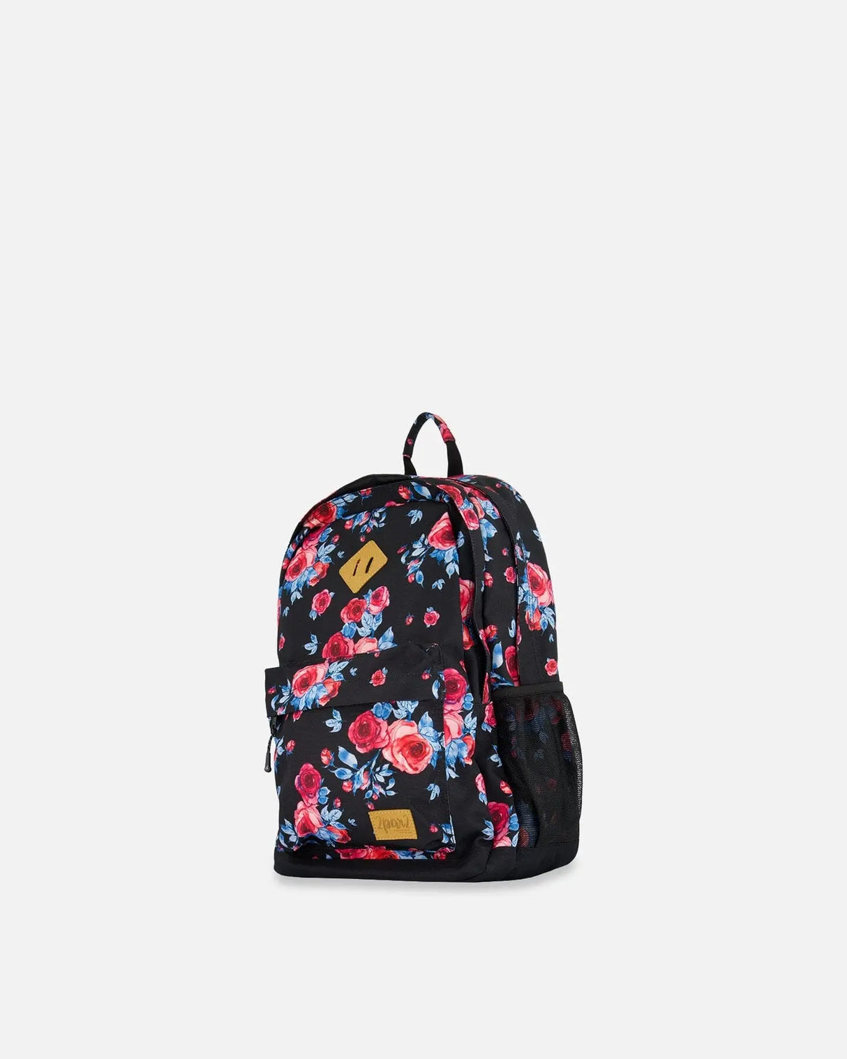 Backpack Black Printed Roses | Deux par Deux | Jenni Kidz