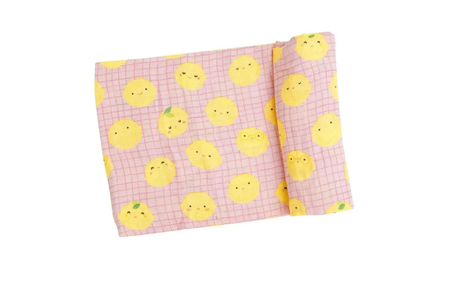 Bamboo Muslin Swaddle Blanket - Lemons | Angel Dear | Angel Dear | Jenni Kidz