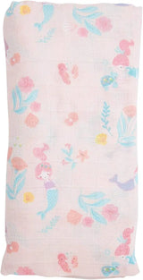 Bamboo Muslin Swaddle Blanket - Mermaids | Angel Dear | Angel Dear | Jenni Kidz