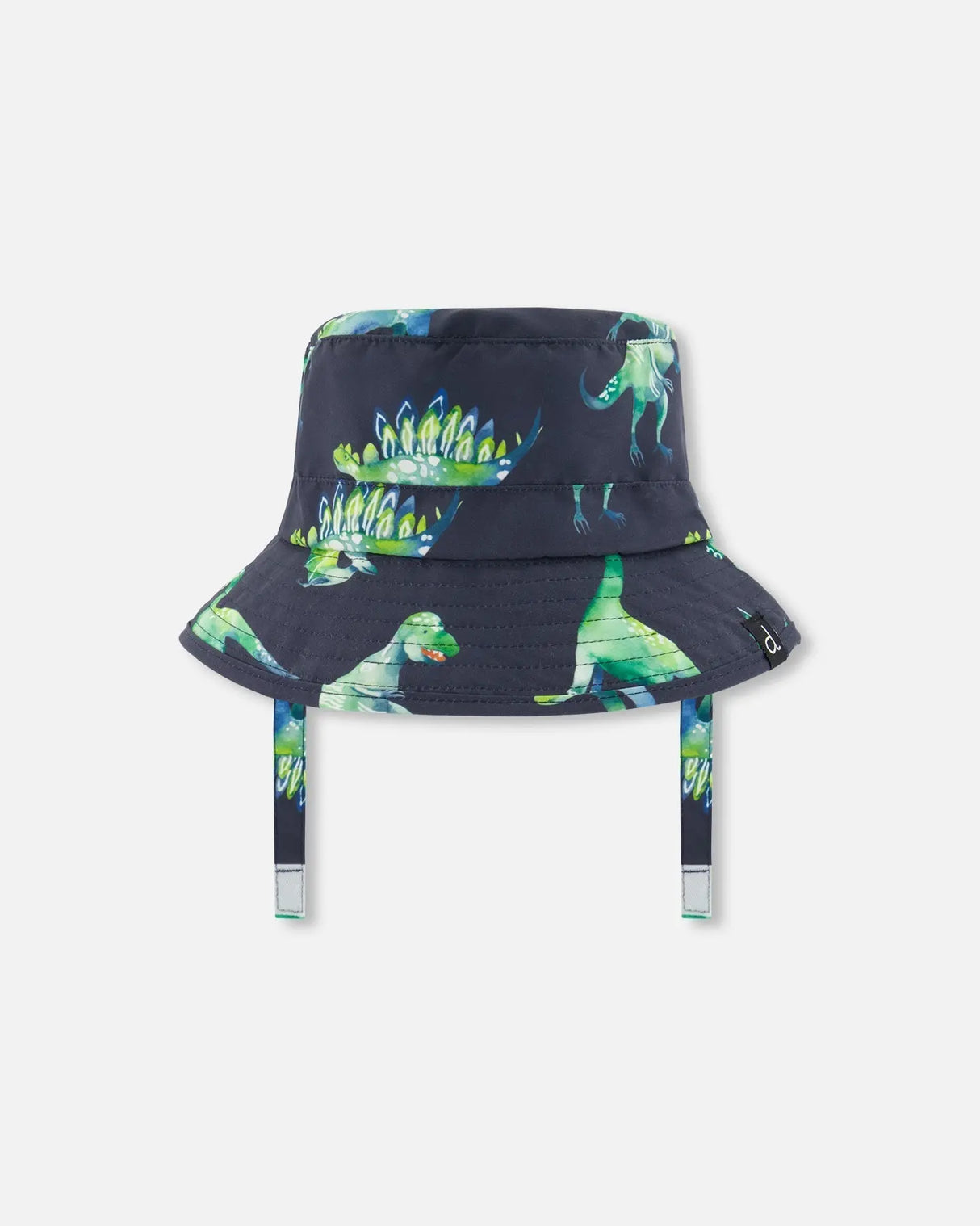 Beach Hat Grey Printed Dinosaurs | Deux par Deux | Jenni Kidz