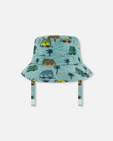 Beach Hat Printed Caravan | Deux par Deux | Jenni Kidz