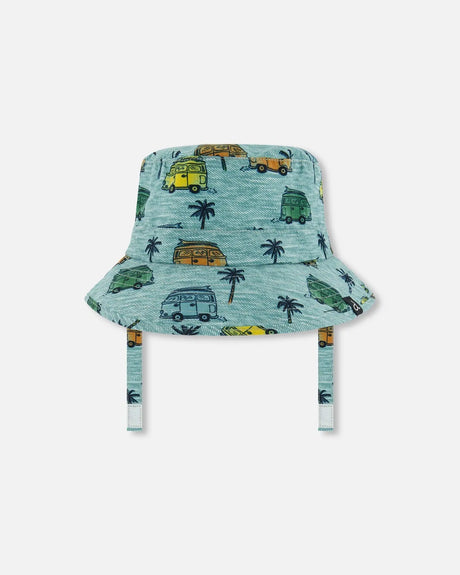 Beach Hat Printed Caravan | Deux par Deux | Jenni Kidz