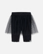 Biker Short With Mesh Skirt Black | Deux par Deux | Jenni Kidz