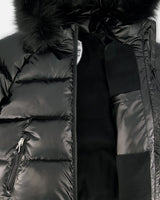 Black Quilted Bomber-Style Winter Coat | Deux par Deux | Jenni Kidz