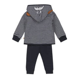 Boys Baby Brown Long Sleeve Jogger Cardigan Set | Dirkje | Dirkje | Jenni Kidz