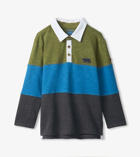 Boys Fall Colourblock Rugby Shirt | Hatley | Hatley | Jenni Kidz