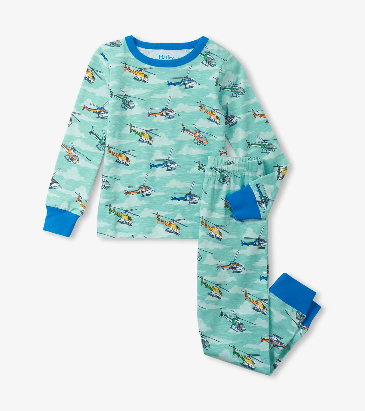 Boys Helicopters Pajama Set | Hatley | Hatley | Jenni Kidz