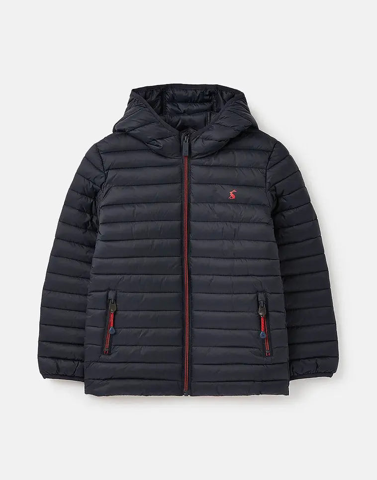 Boys Showerproof Cairn Recycled Packable Padded Jacket | Joules | Joules | Jenni Kidz