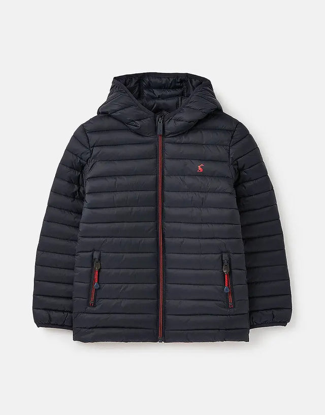 Boys Showerproof Cairn Recycled Packable Padded Jacket | Joules | Joules | Jenni Kidz