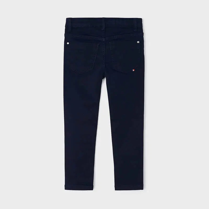Boys Soft Slim Fit Pants - Marino  | Mayoral | Mayoral | Jenni Kidz