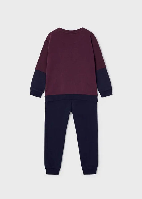 Boys Sweat Tracksuit - Ciruela | Mayoral | Mayoral | Jenni Kidz