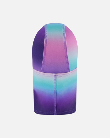 Brushed Jersey Balaclava Purple Gradient | Deux par Deux | Jenni Kidz