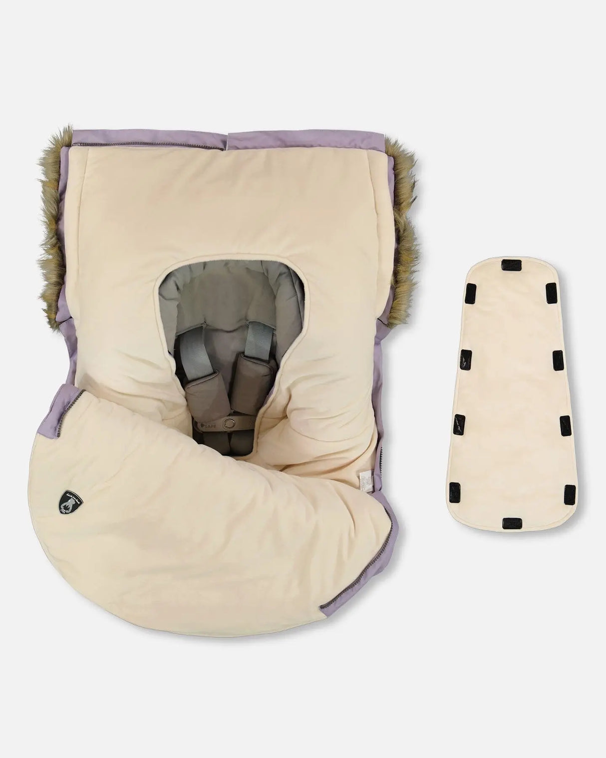 Bunting Bag Designed For Car Seat And Stroller Purple Gray | Deux par Deux | Jenni Kidz
