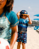 Cap Navy Printed Shark | Deux par Deux | Jenni Kidz