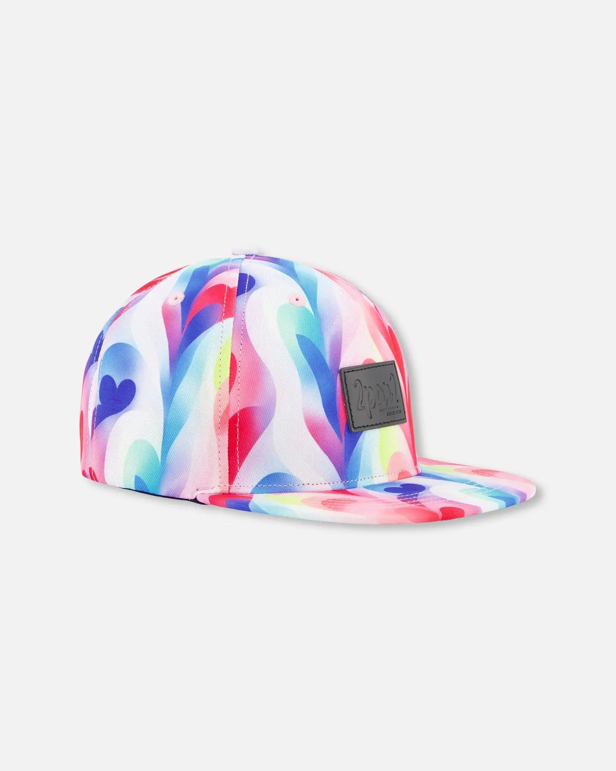 Cap Printed Rainbow Heart | Deux par Deux | Jenni Kidz