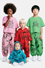 40Th Anniversary Printed Jersey One-Piece Poppy Red-3