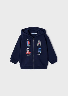 Car Zip Up Sweatshirt Hoodie | Mayoral | Mayoral | Jenni Kidz