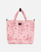 Changing Tote Printed Watercolor Roses | Deux par Deux | Jenni Kidz