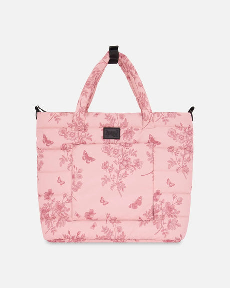 Changing Tote Printed Watercolor Roses | Deux par Deux | Jenni Kidz