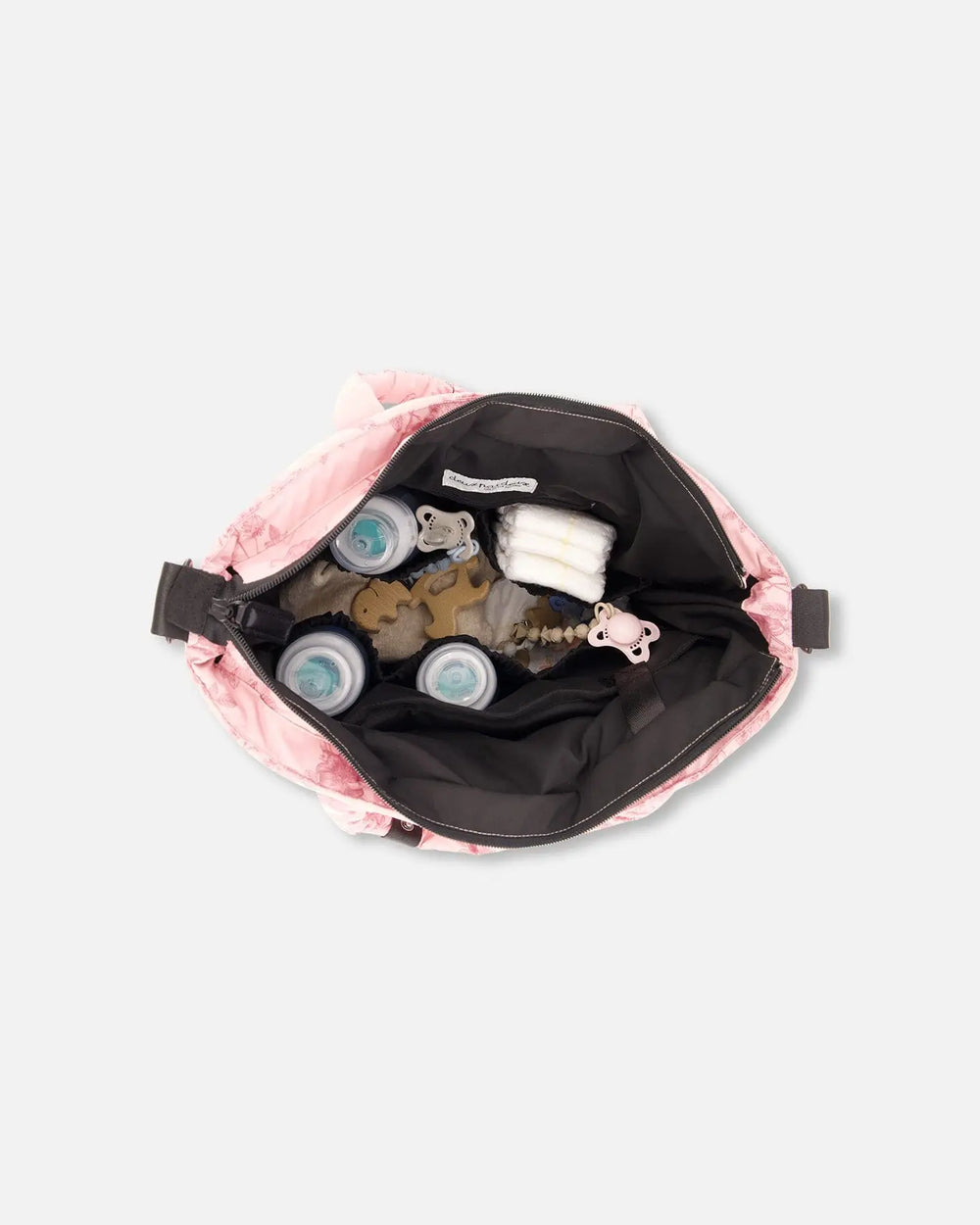 Changing Tote Printed Watercolor Roses | Deux par Deux | Jenni Kidz