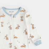 Chocolate Bunnies Print Sleeper | Petit Lem | Petit Lem | Jenni Kidz