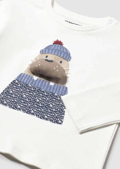 Close-up of animal print graphic
