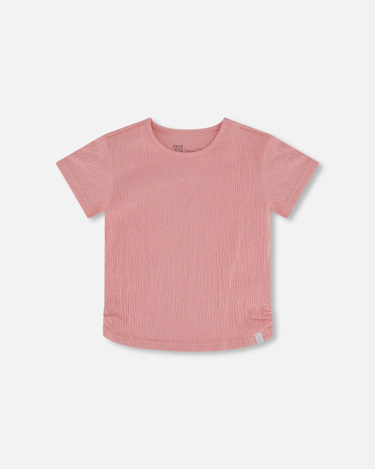 Crinkle Jersey Top Silver Pink | Deux par Deux | Jenni Kidz