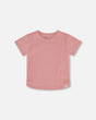 Crinkle Jersey Top Silver Pink | Deux par Deux | Jenni Kidz