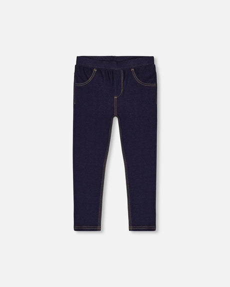 Dark Blue Denim Jeggings | Deux par Deux | Jenni Kidz