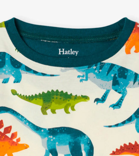 Dinosaur Park Organic Cotton Kids Pajama Set | Hatley | Hatley | Jenni Kidz