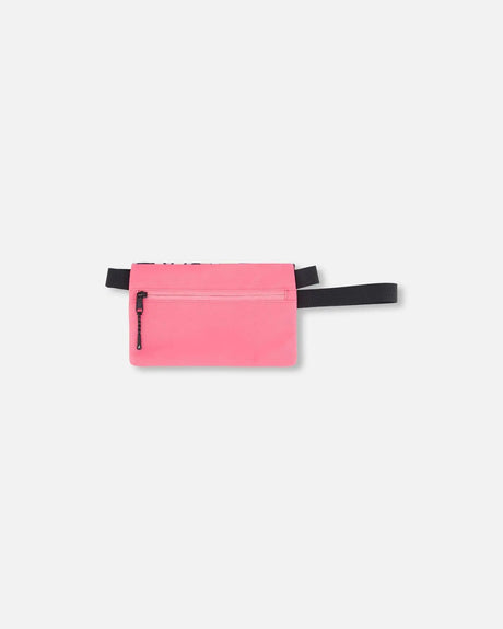Double Pencil Case Black Retro Flower Print | Deux par Deux | Jenni Kidz