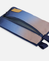 Double Pencil Case Blue And Beige Gradient | Deux par Deux | Jenni Kidz